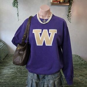 NWT Champion UW University of Washington Huskies Sweatshirt Size Unisex Medium